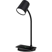 Luminária LED de Mesa 3 em 1, com carregador por indução e Caixa de Som Bluetooth, Bivolt, Preto, Elgin - CX 1 UN