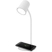 Luminária LED de Mesa 3 em 1, com carregador por indução e Caixa de Som Bluetooth, Bivolt, Branco, Elgin - CX 1 UN