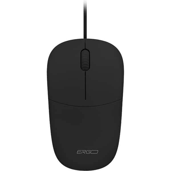 Mouse com fio, 1000 DPI, Preto, MF300B, Ergo - CX 1 UN