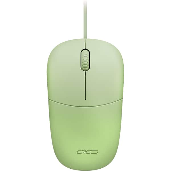 Mouse com fio, 1000 DPI, Verde, MF300GR, Ergo - CX 1 UN