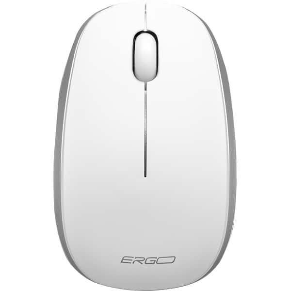 Mouse sem fio, 1200 DPI, Branco, MW7051W, Ergo - CX 1 UN