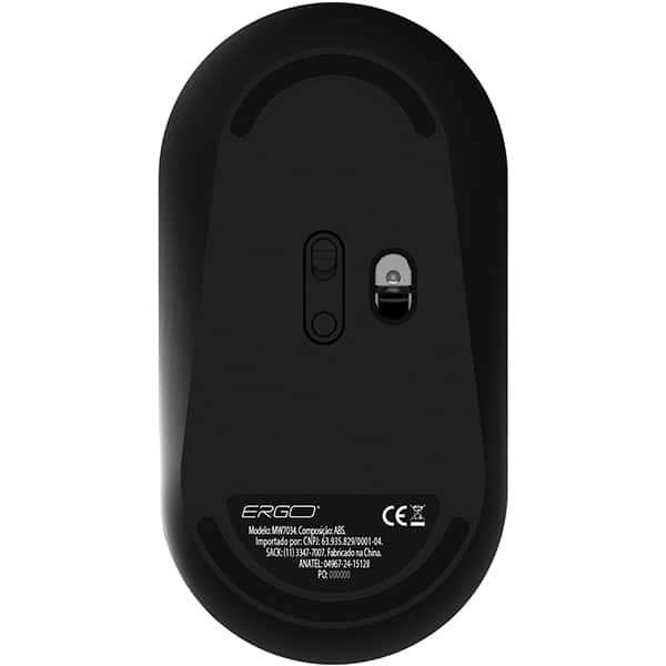 Mouse sem fio, 1600 DPI, Preto, MW7034B, Ergo - CX 1 UN