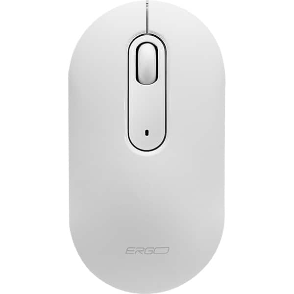 Mouse sem fio, 1600 DPI, Branco, MW7034W, Ergo - CX 1 UN