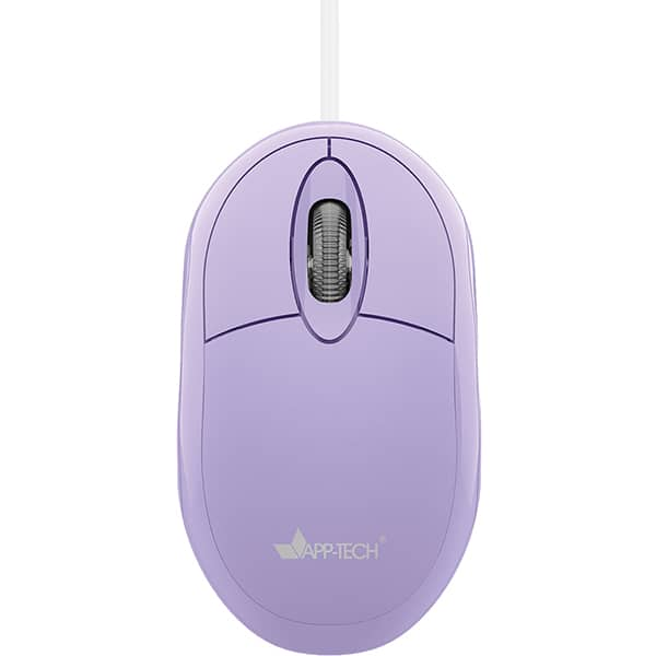 Mouse Óptico USB Lilás, 1200DPI, MF106 App-Tech - CX 1 UN