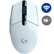 Mouse Gamer Sem Fio Logitech G305 LIGHTSPEED com 6 Botões Programáveis e Até 12.000 DPI - Branco CX 1 UN