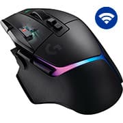 Mouse Gamer Sem Fio Logitech G502 X PLUS LIGHTSPEED com RGB LIGHTSYNC, Sensor HERO 25K, Compatível com PC/ macOS/ Windows- Preto CX 1 UN