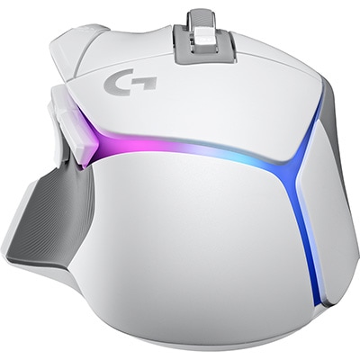 Mouse Gamer Sem Fio Logitech G502 X PLUS LIGHTSPEED com RGB LIGHTSYNC, Sensor HERO 25K, Compatível com PC/ macOS/ Windows- Branco CX 1 UN