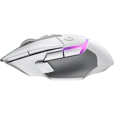 Mouse Gamer Sem Fio Logitech G502 X PLUS LIGHTSPEED com RGB LIGHTSYNC, Sensor HERO 25K, Compatível com PC/ macOS/ Windows- Branco CX 1 UN