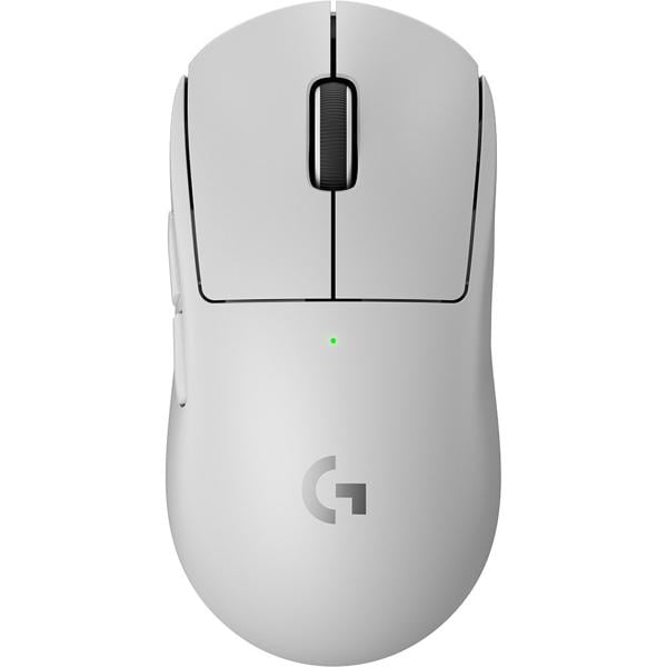 Mouse Gamer Sem Fio Logitech G PRO X SUPERLIGHT 2 com LIGHTSPEED, Switch LIGHTFORCE, Sensor HERO 2 32K DPI e Bateria Recarregável - Branco CX 1 UN