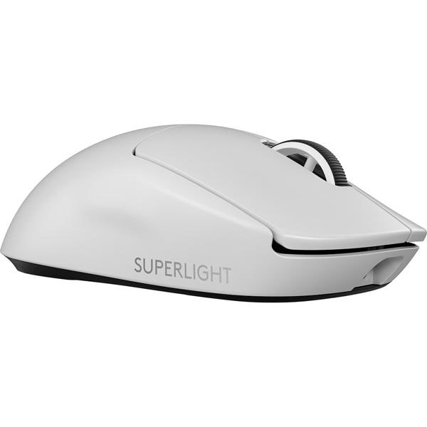 Mouse Gamer Sem Fio Logitech G PRO X SUPERLIGHT 2 com LIGHTSPEED, Switch LIGHTFORCE, Sensor HERO 2 32K DPI e Bateria Recarregável - Branco CX 1 UN