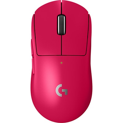 Mouse Gamer Sem Fio Logitech G PRO X SUPERLIGHT 2 com LIGHTSPEED, Switch LIGHTFORCE, Sensor HERO 2 32K DPI e Bateria Recarregável - Rosa Magenta CX 1 UN