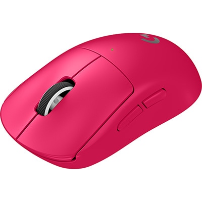 Mouse Gamer Sem Fio Logitech G PRO X SUPERLIGHT 2 com LIGHTSPEED, Switch LIGHTFORCE, Sensor HERO 2 32K DPI e Bateria Recarregável - Rosa Magenta CX 1 UN