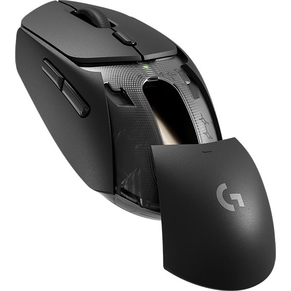 Mouse Gamer sem fio Logitech G309 LIGHTSPEED com Switches LIGHTFORCE, Sensor HERO 25K, 6 botões programáveis - Preto CX 1 UN