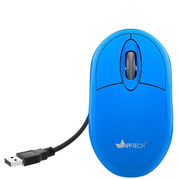 Mouse Óptico USB Azul 1200DPI MF103 App-tech - CX 1 UN