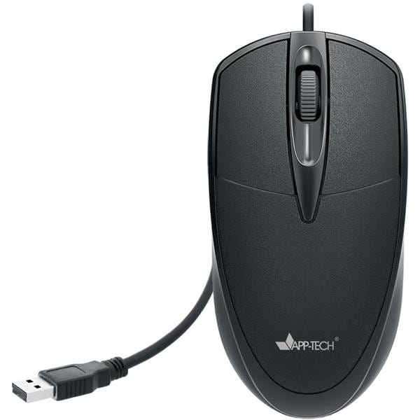 Mouse Óptico USB Preto 1200DPI MF150 App-Tech CX 1 UN