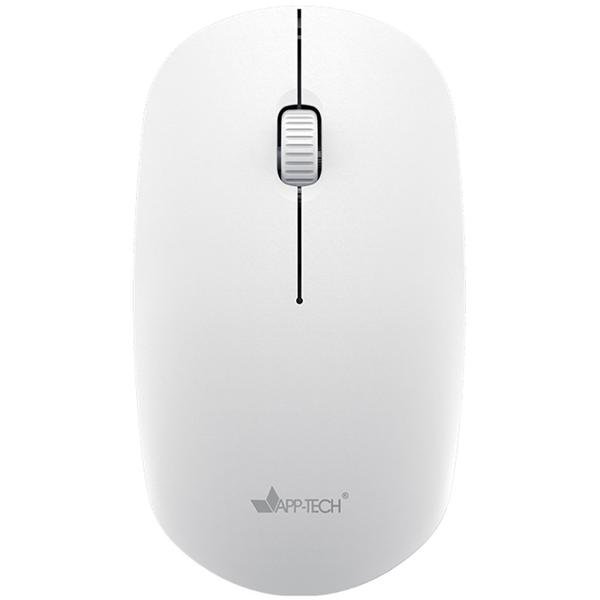 Mouse sem fio, Branco, 1200dpi, MW252, App-tech - CX 1 UN