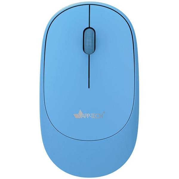 Mouse sem fio, Bluetooth, Azul, 1200dpi, MWB453, App-tech - CX 1 UN