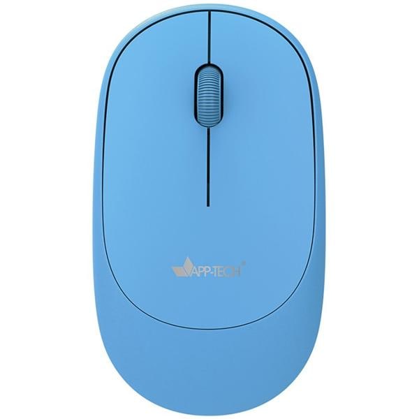 Mouse sem fio, Bluetooth, 1200DPI, Azul, MWB453, App-Tech - CX 1 UN