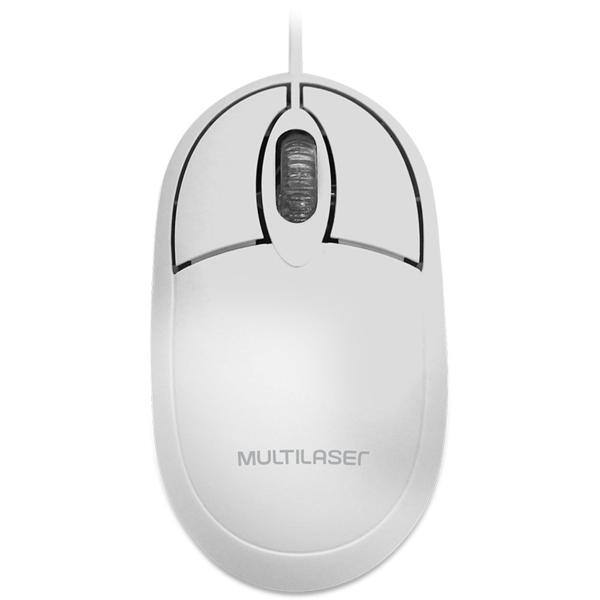 Mouse Óptico USB Branco MO302 Multi CX 1 UN