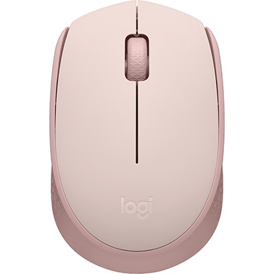 Mouse sem fio Logitech M170 com Design Ambidestro Compacto, Conexão USB e Pilha Inclusa - Rosa CX 1 UN