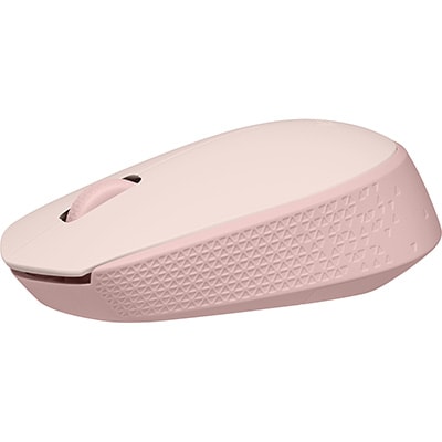 Mouse sem fio Logitech M170 com Design Ambidestro Compacto, Conexão USB e Pilha Inclusa - Rosa CX 1 UN