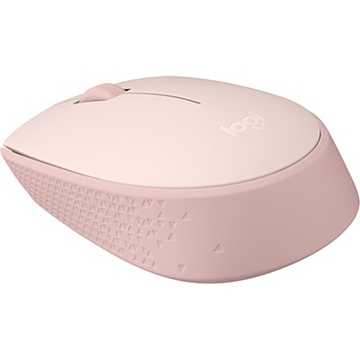 Mouse sem fio Logitech M170 com Design Ambidestro Compacto, Conexão USB e Pilha Inclusa - Rosa CX 1 UN