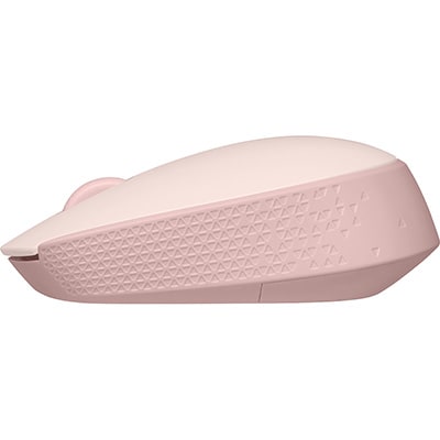 Mouse sem fio Logitech M170 com Design Ambidestro Compacto, Conexão USB e Pilha Inclusa - Rosa CX 1 UN