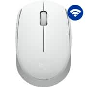 Mouse sem fio Logitech M170 com Design Ambidestro Compacto, Conexão USB e Pilha Inclusa - Branco CX 1 UN