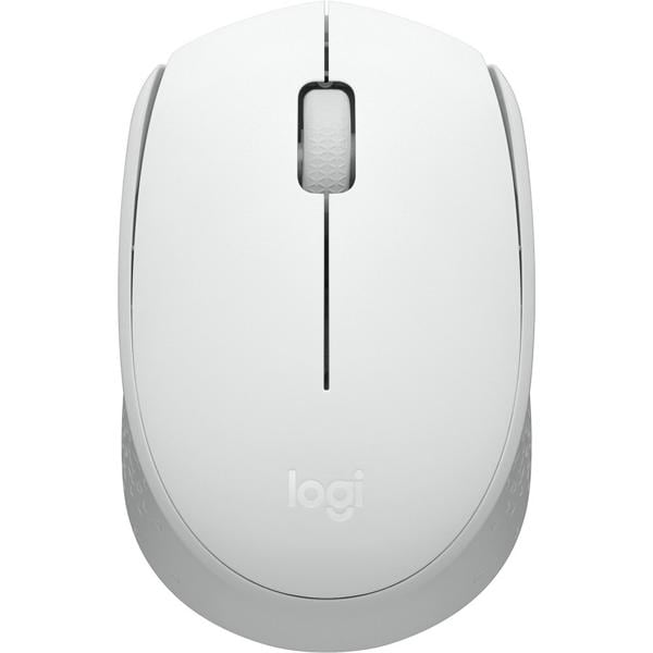 Mouse sem fio Logitech M170 com Design Ambidestro Compacto, Conexão USB e Pilha Inclusa - Branco CX 1 UN