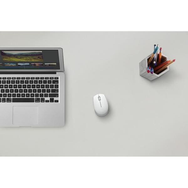 Mouse sem fio Logitech M170 com Design Ambidestro Compacto, Conexão USB e Pilha Inclusa - Branco CX 1 UN