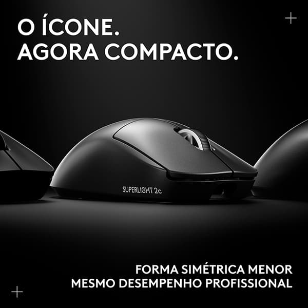 Mouse Gamer Sem Fio Pro x Superligh com  Botões Programáveis, Até 44.000 DPI, Preto, 910-007530, Logitech G - CX 1 UN