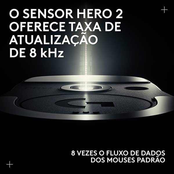 Mouse Gamer Sem Fio Pro x Superligh com  Botões Programáveis, Até 44.000 DPI, Preto, 910-007530, Logitech G - CX 1 UN
