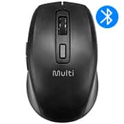 Mouse Bluetooth e Wireless 1600DPI, Preto, MS750, MO403, Multil - CX 1 UN