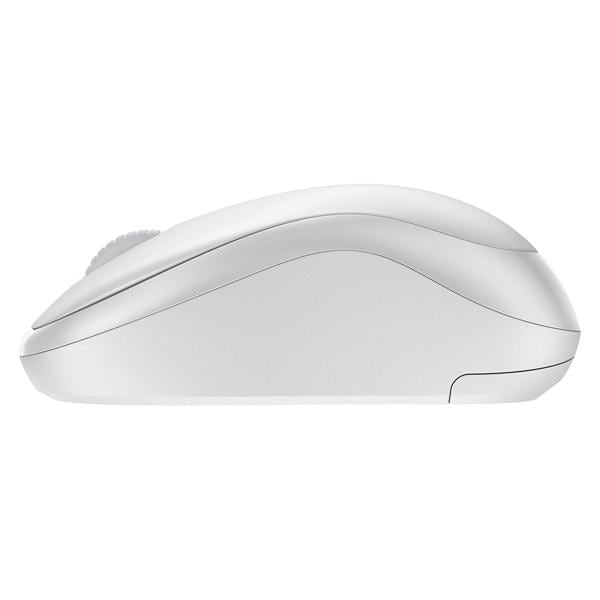 Mouse Sem Fio Logitech M240 com Conexão Bluetooth, Clique Silencioso, Design Ambidestro Compacto, Bateria de 18 Meses - Branco CX 1 UN