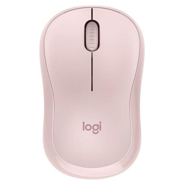 Mouse Sem Fio Logitech M240 com Conexão Bluetooth, Clique Silencioso, Design Ambidestro Compacto, Bateria de 18 Meses - Rosa CX 1 UN