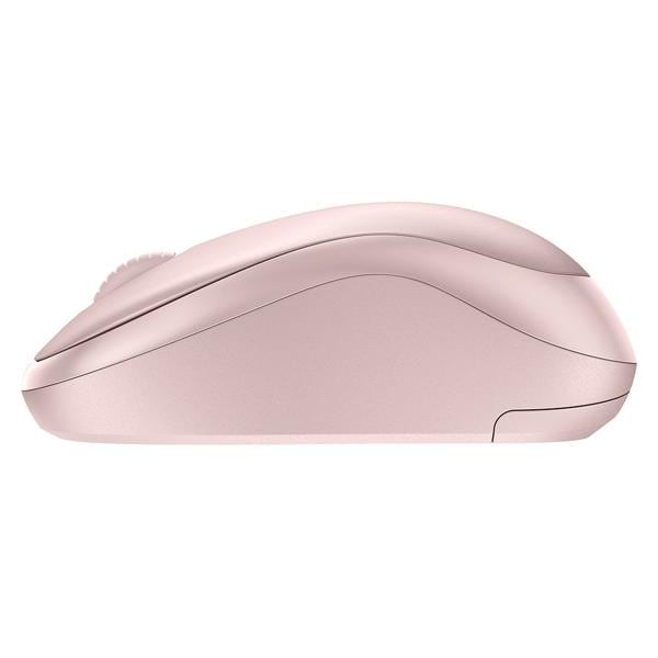 Mouse Sem Fio Logitech M240 com Conexão Bluetooth, Clique Silencioso, Design Ambidestro Compacto, Bateria de 18 Meses - Rosa CX 1 UN