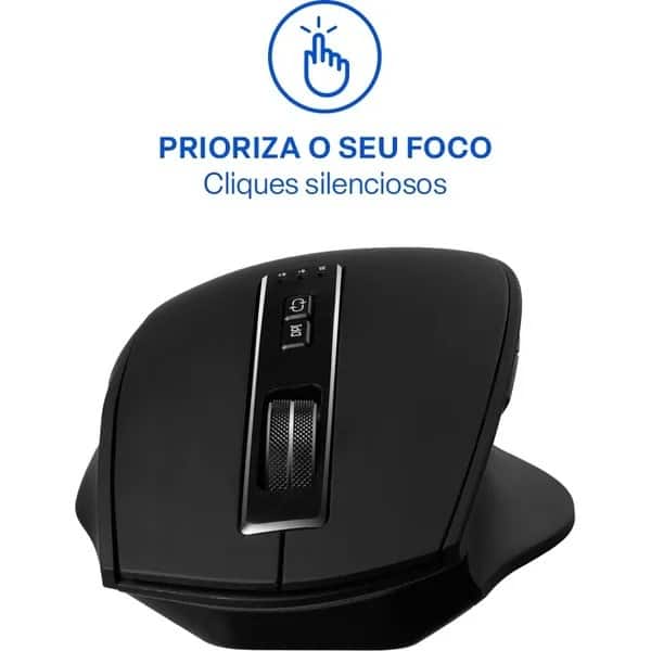 Mouse bluet. e wire. multi-device 3200dpi preto sil. MO401 Multilaser CX 1 UN