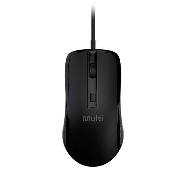 Mouse óptico usb 2400dpi preto MF360 MO686 Multilaser CX 1 UN Mouse óptico usb 2400dpi preto MF360 MO686 Multilaser CX 1 UN