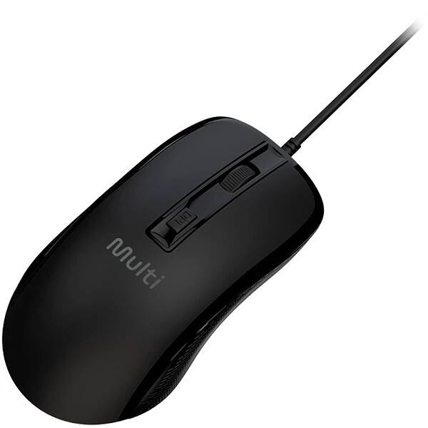 Mouse óptico usb 2400dpi preto MF360 MO686 Multilaser CX 1 UN Mouse óptico usb 2400dpi preto MF360 MO686 Multilaser CX 1 UN