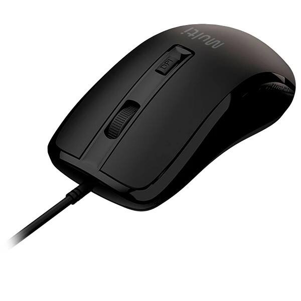 Mouse óptico usb 2400dpi preto MF360 MO686 Multilaser CX 1 UN Mouse óptico usb 2400dpi preto MF360 MO686 Multilaser CX 1 UN