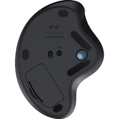 Mouse sem fio Bluetooth Trackball Ergo M575 Preto Logitech - CX 1 UN