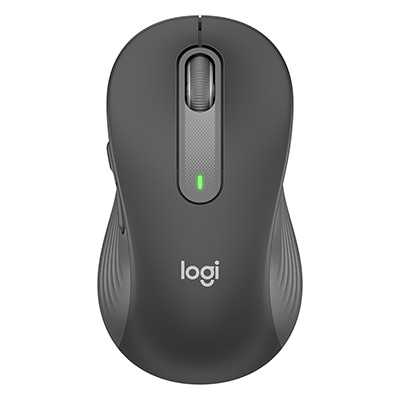 Mouse sem fio Bluetooth M650 para destro, signature Grafite 910-006231 Logitech - CX 1 UN