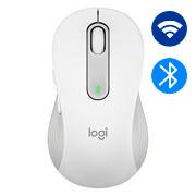 Mouse Sem Fio Logitech Signature M650 com Design de Tamanho Padrão, Clique Silencioso, Conexão USB e Bluetooth - Branco CX 1 UN Mouse Sem Fio Logitech Signature M650 com Design de Tamanho Padrão, Clique Silencioso, Conexão USB e Bluetooth - Branco CX 1 UN