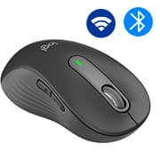 Mouse Sem Fio Logitech Signature M650 L Left para Canhotos com Design de Tamanho Padrão, Conexão USB e Bluetooth - Grafite CX 1 UN