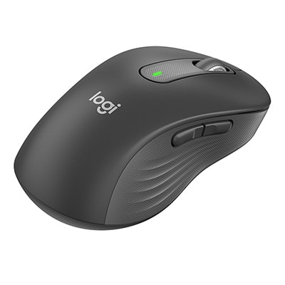 Mouse sem fio Bluetooth M650 para canhoto, signature Grafite 910-006234 Logitech - CX 1 UN