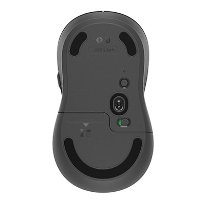 Mouse sem fio Bluetooth M650 para canhoto, signature Grafite 910-006234 Logitech - CX 1 UN