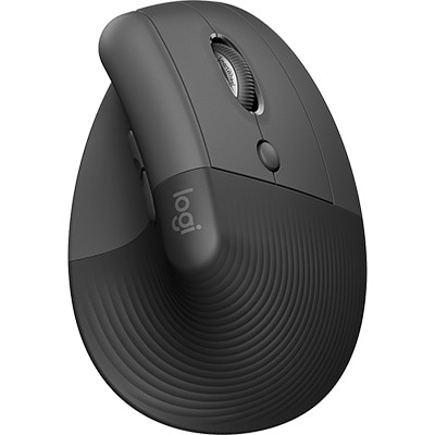 Mouse sem fio bluetooth ergonômico Lift Graphite Logitech - CX 1 UN