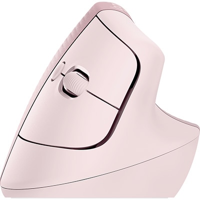 Mouse sem fio bluetooth ergonômico Lift Rosé Logitech - CX 1 UN