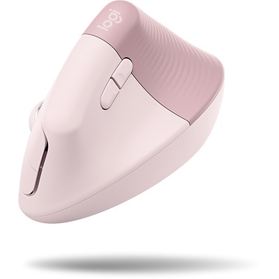 Mouse sem fio bluetooth ergonômico Lift Rosé Logitech - CX 1 UN