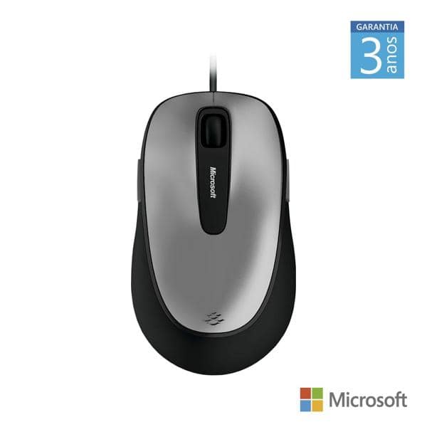 Mouse óptico usb Comfort 4500 preto e cinza Microsoft 4FD00025 CX 1